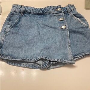 Zara Light Blue Jean Shorts